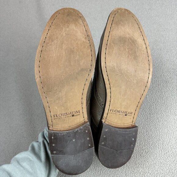 Florsheim Finley Lace Oxford Shoes Men’s 10.5  11171 Wingtip Gray main image 4